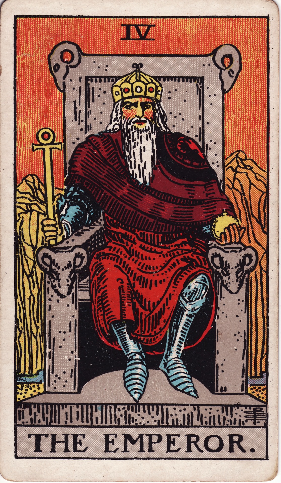 Împăratul — Rider–Waite–Smith