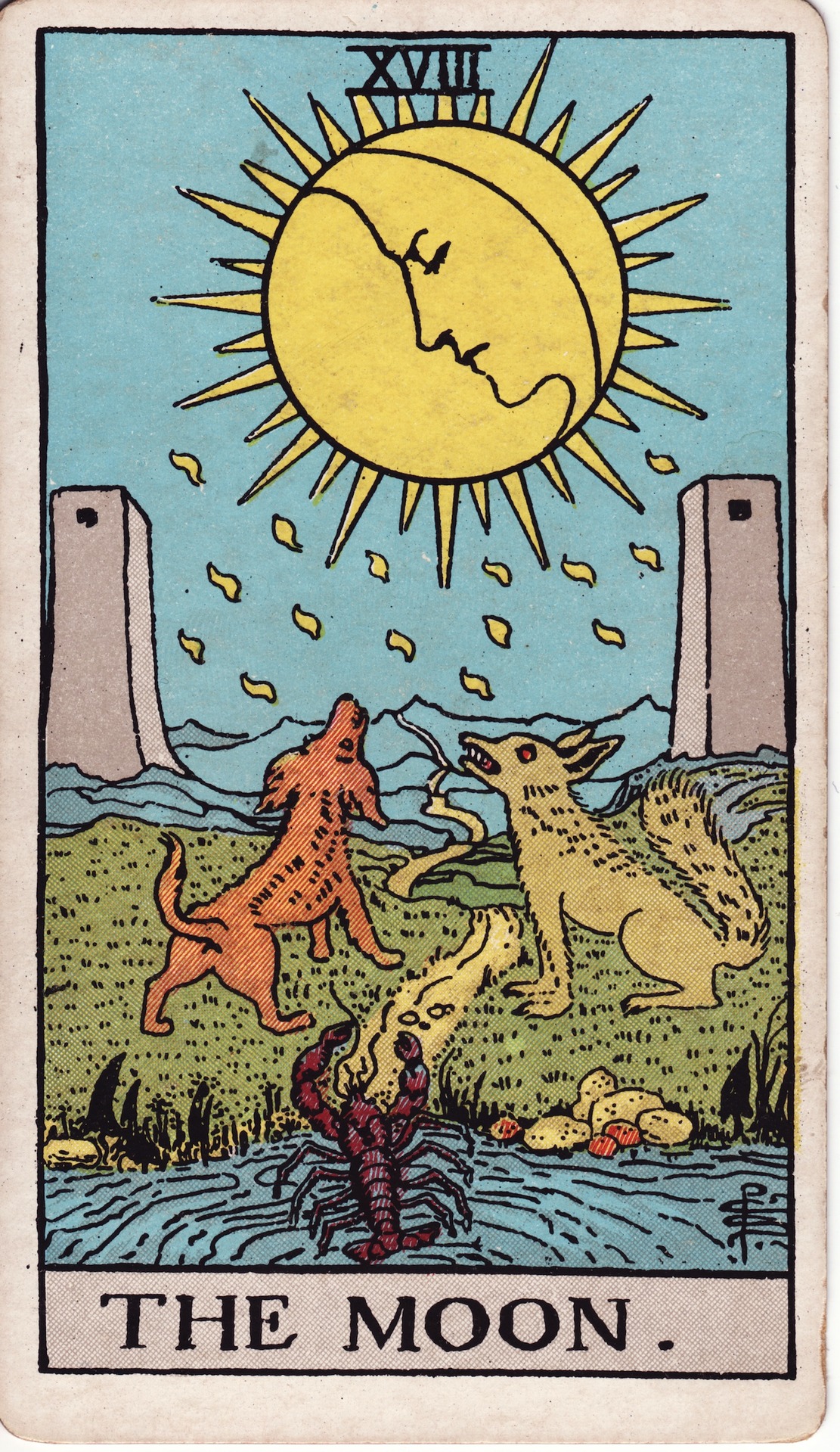 Luna — Rider–Waite–Smith