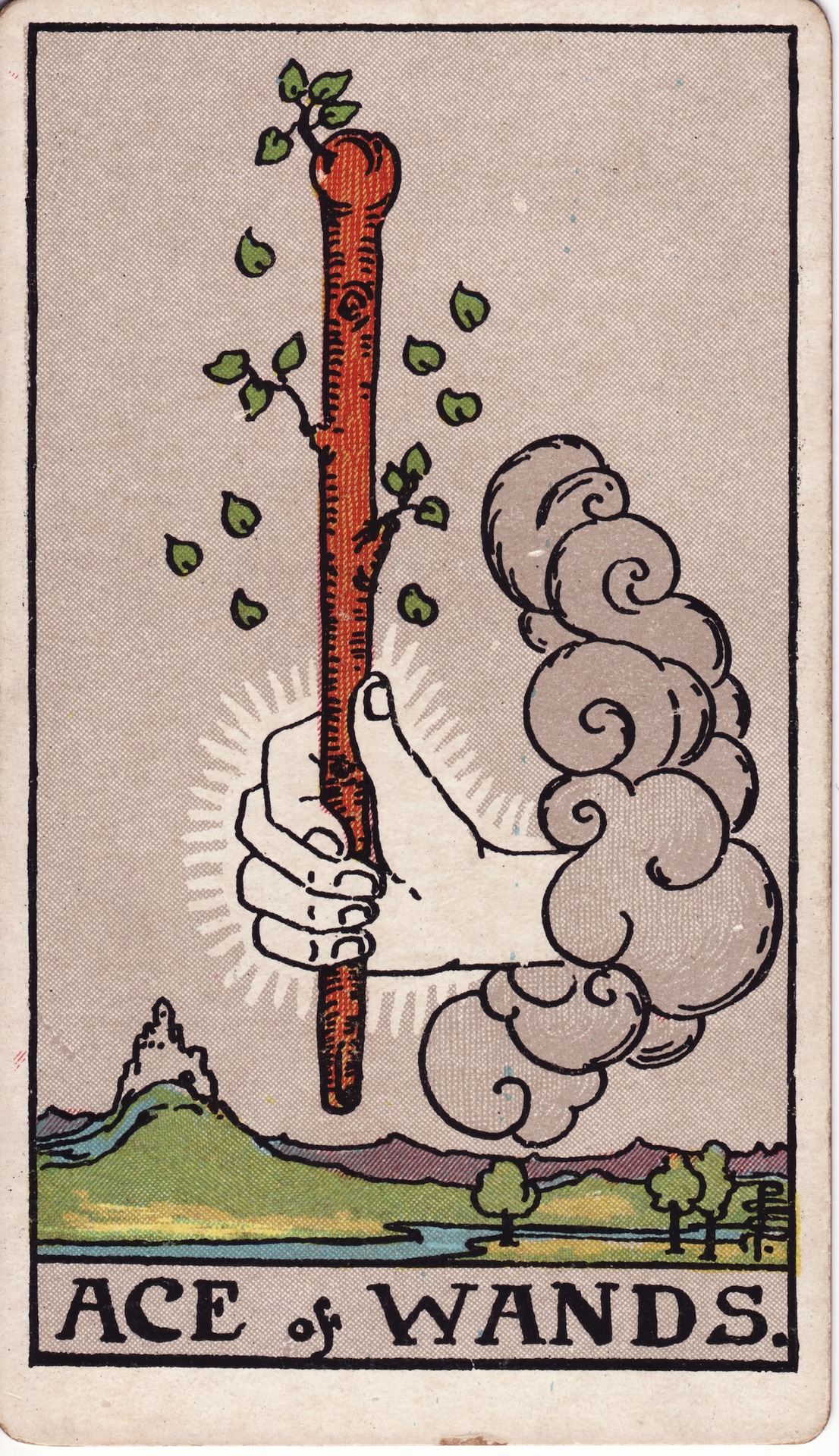 Asul de Bâte — Rider–Waite–Smith