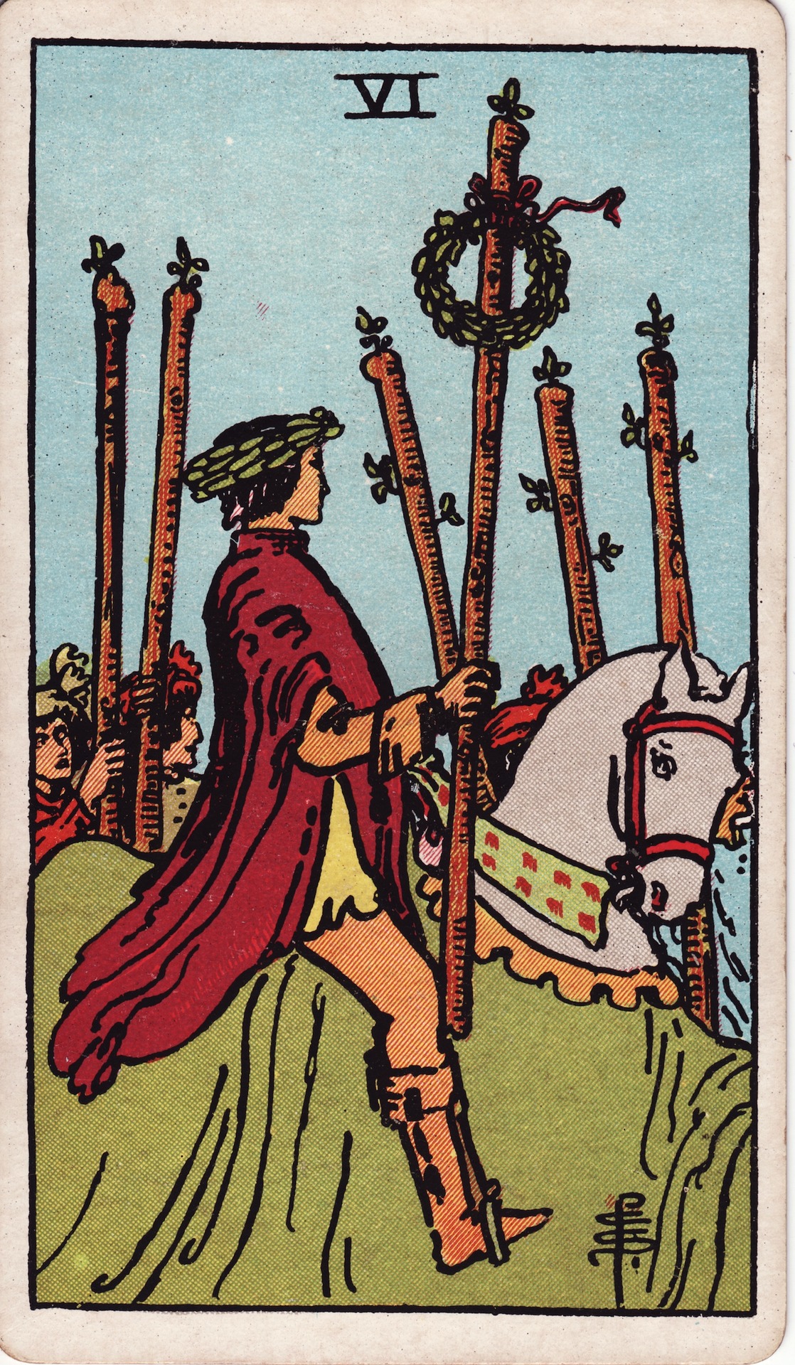 Șase de Bâte — Rider–Waite–Smith