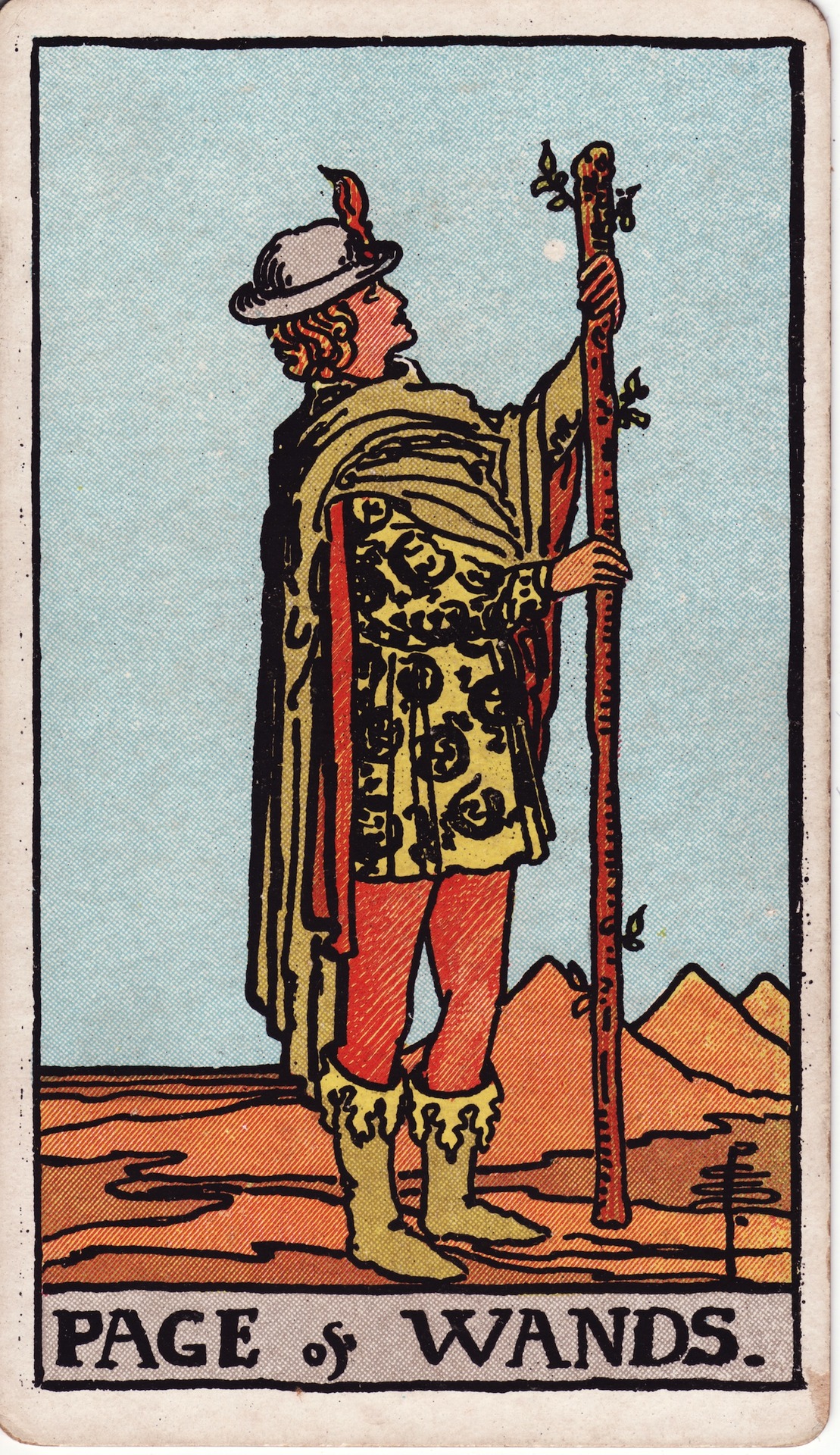 Valetul de Bâte — Rider–Waite–Smith