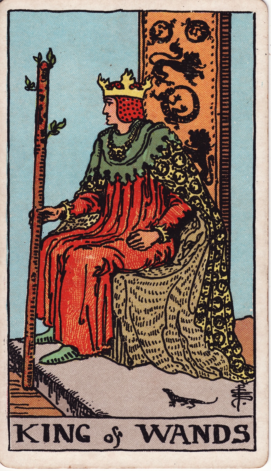 Regele de Bâte — Rider–Waite–Smith