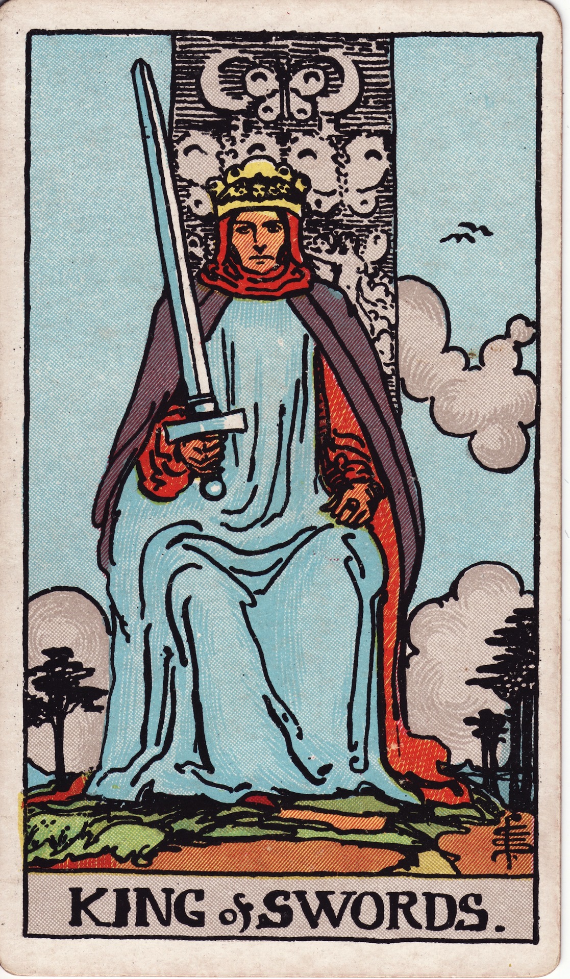 Regele de Săbii — Rider–Waite–Smith