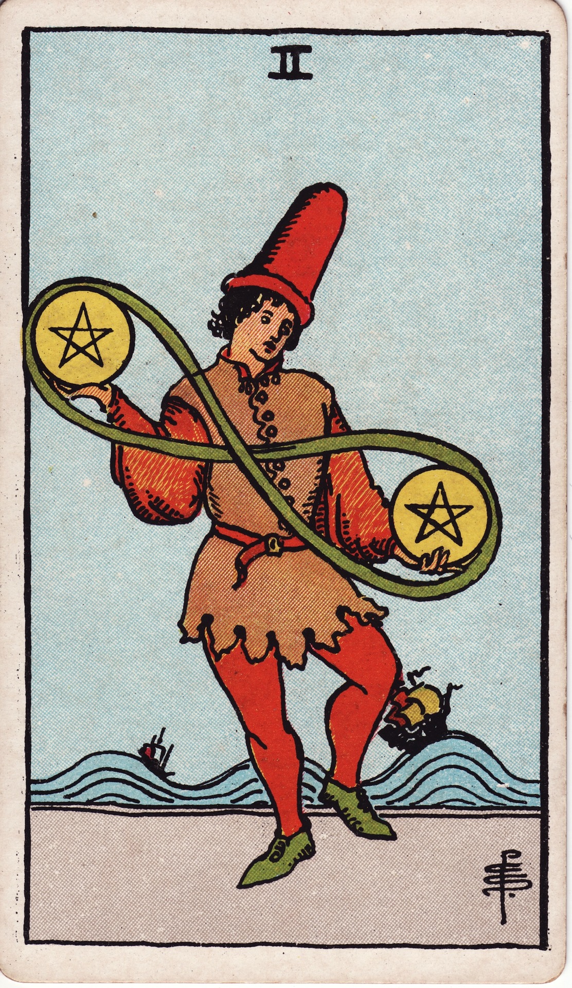 Doi de Monede — Rider–Waite–Smith