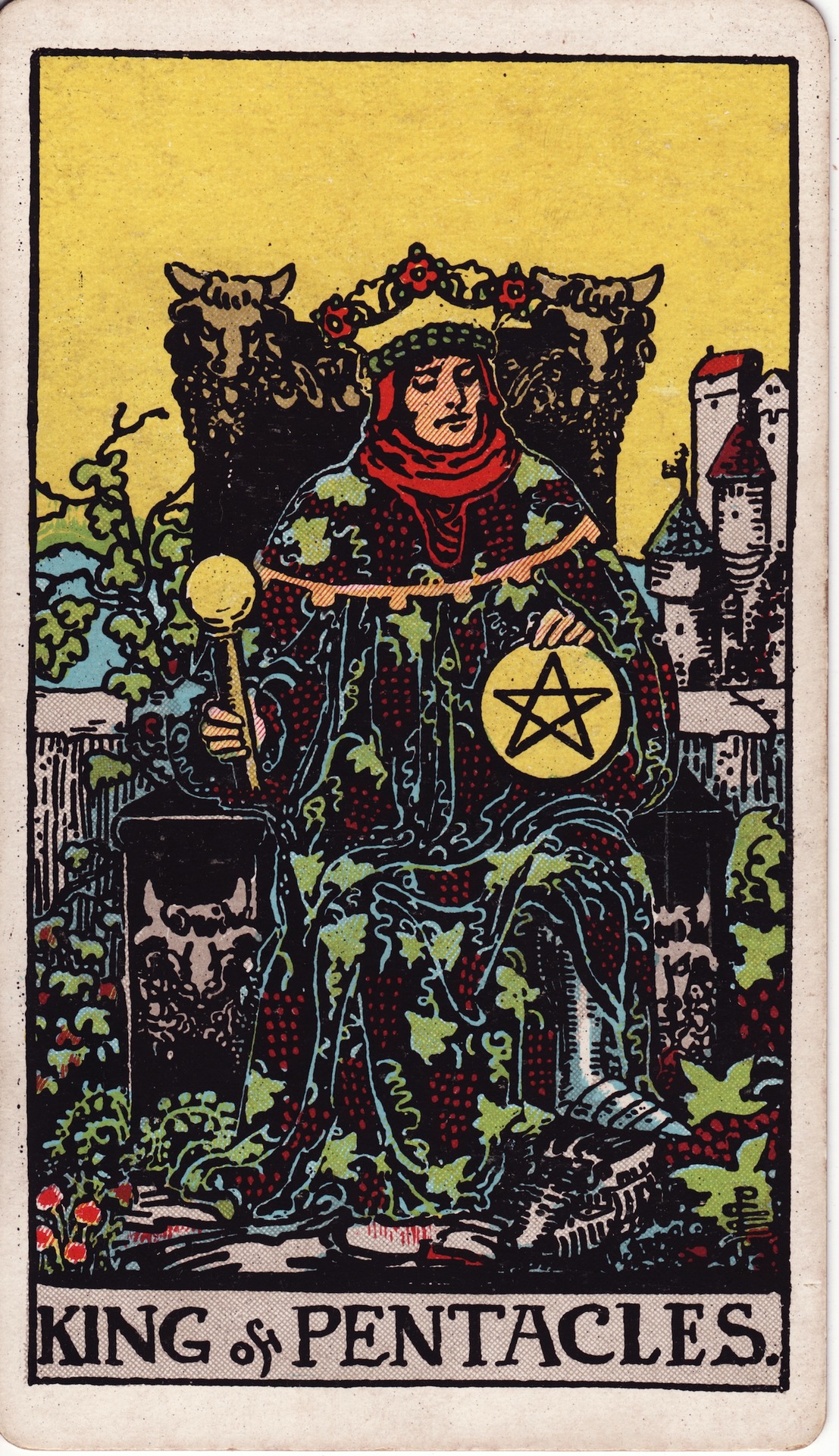 Regele de Monede — Rider–Waite–Smith